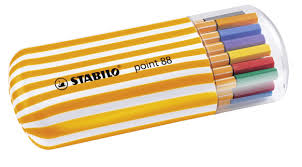 STABILO POINT 88 COLOUR PEN SET OF 20