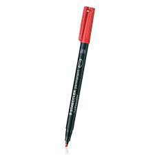 STAEDTLER LUMOCOLOUR PERMANENT F RED-318 02