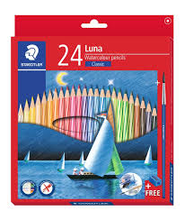 STAEDTLER LUNA CLASSIC AQUARELL PENCIL COLOUR SET OF 24-13710C24