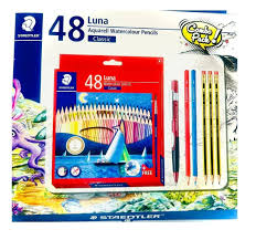 STAEDTLER LUNA CLASSIC AQUARELL PENCIL COLOUR SET OF 48-13710C48