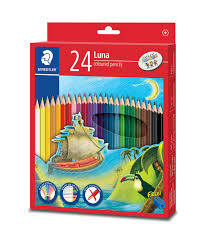 STAEDTLER LUNA COLOURED PENCIL SET 24-136 C24