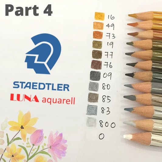 STAEDTLER LUNA WATER COLOUR PENCIL 137 OPEN STOCK PART - 4