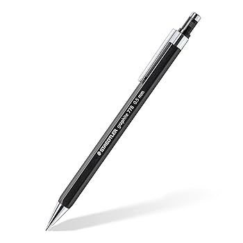 STAEDTLER MECHANICAL PENCIL WITH LEAD 778- 0.5 GRAPHITE BKE