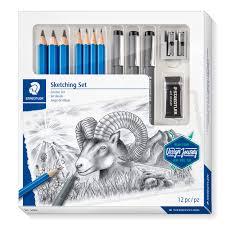 STAEDTLER SKETCHING SET 12 PCS.-61 100