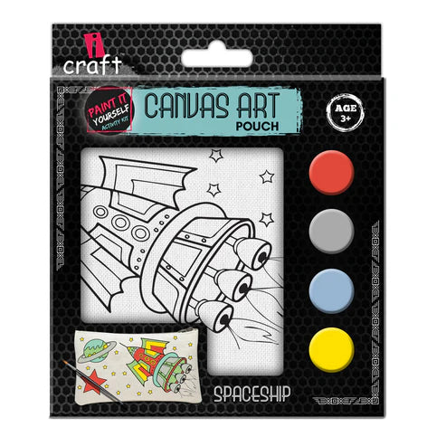 icraft DIY Canvas Pouch-Spaceship