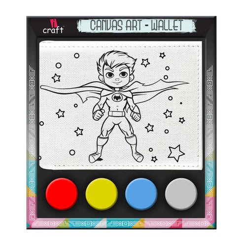 icraft Canvas Wallets-Super Hero