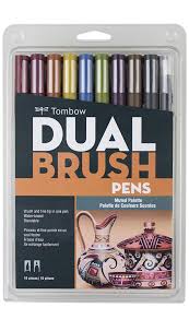 TOMBOW DUAL BRUSH MUTED SET OF 10