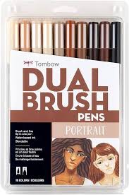 TOMBOW DUAL BRUSH PORTRAIT SET OF 10