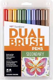 TOMBOW DUAL BRUSH SECONDARY SET OF 10