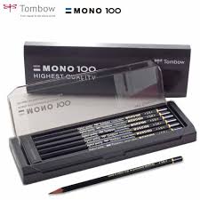 TOMBOW MONO 100 DRAWING PENCIL SET OF 12