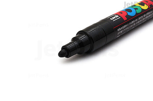 UNI  CHALK MARKER BLACK  PC 5M