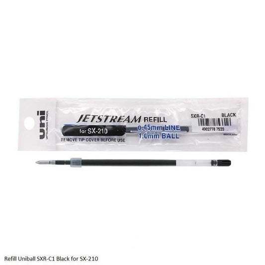 UNI JETSTREAM REFILL FOR SX-210 SXR-C1 BLACK