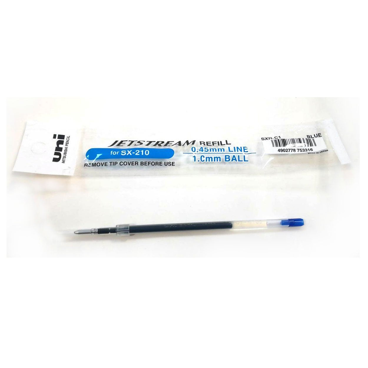 UNI JETSTREAM REFILL FOR SX-210 SXR-C1 BLUE