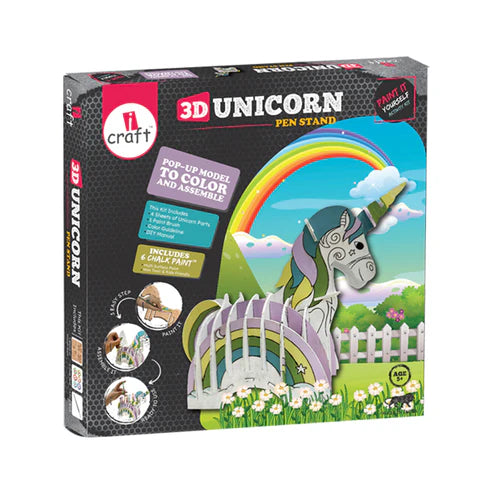 icraft DIY 3D Pen Stand-Unicorn