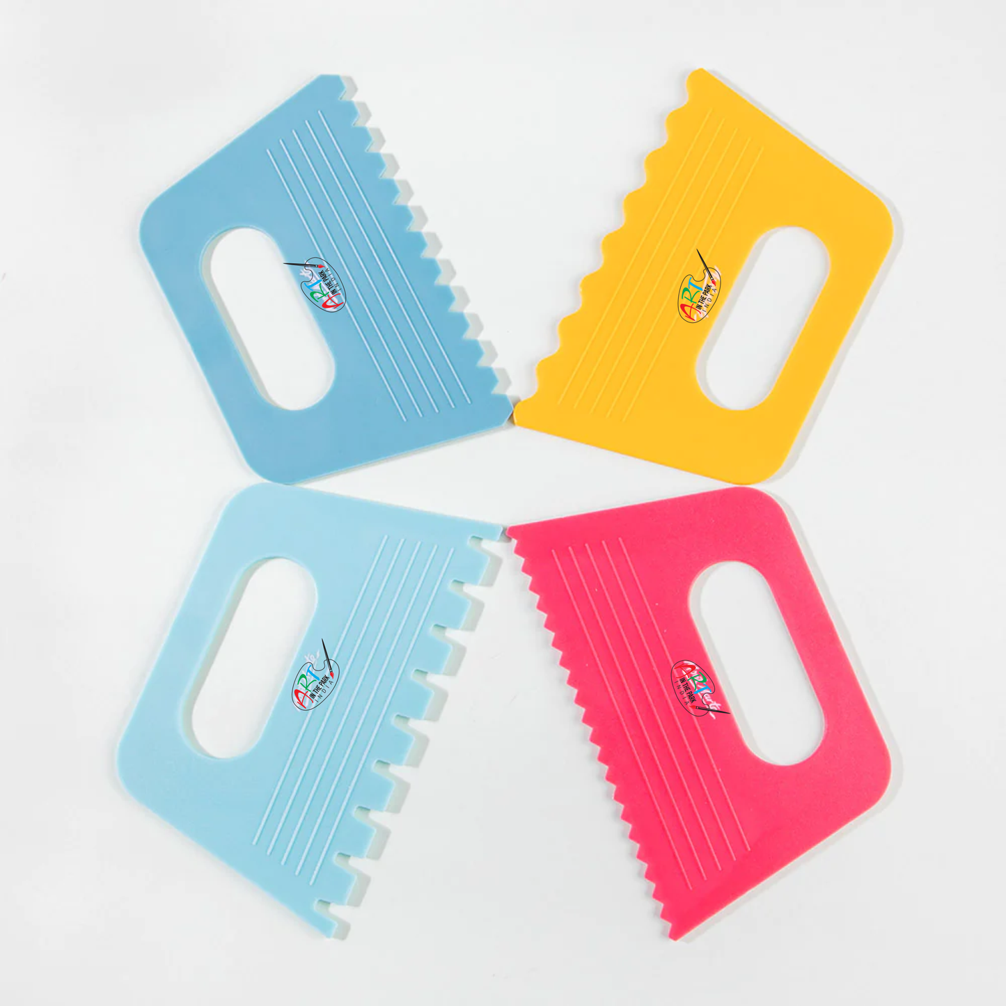 Artpark Plastic Texture Comb set of 4