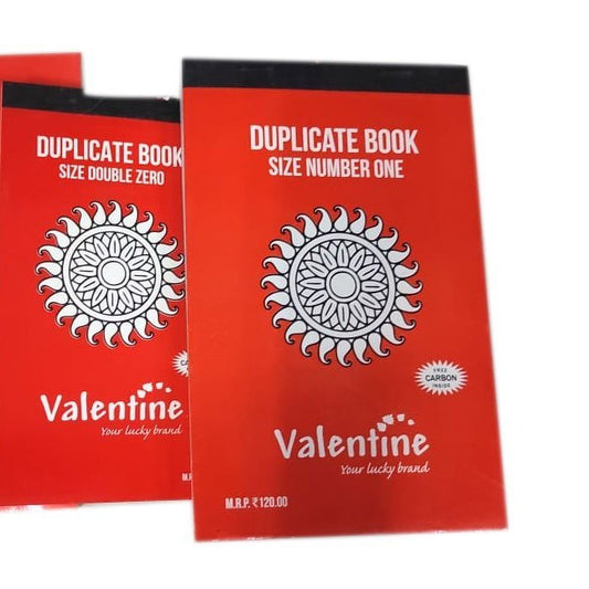VALENTINE DUPLICATE BOOK NO.1