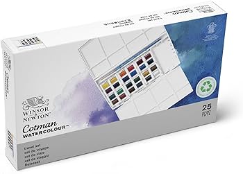 WINSOR NEWTON COTMAN WATER COLOUR SET OF 25