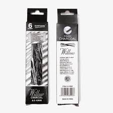 WORISON WILLOW CHARCOAL STICK SET OF 6