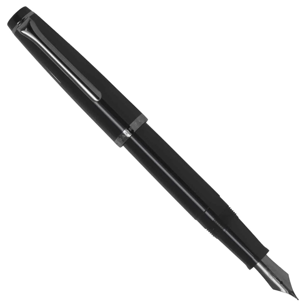 Sailor Lecoule All Black RT Fountain Pen - MF
