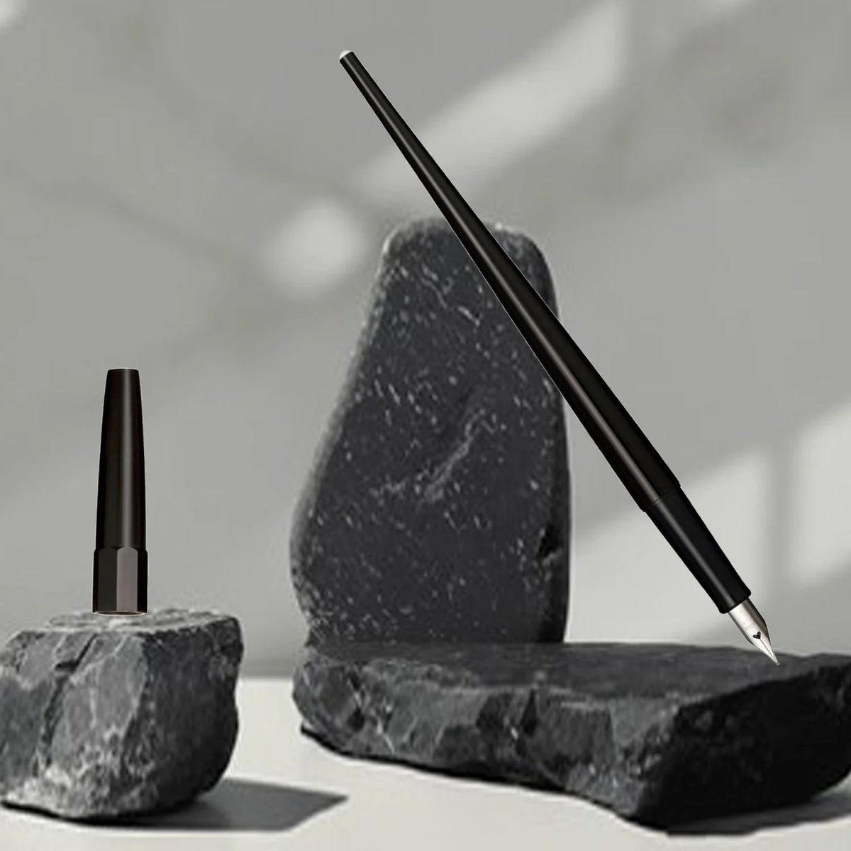 Sailor Black Desk Fountain Pen - EF
