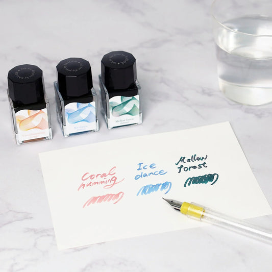 Sailor Hocoro Dip Pen Set (Mellow Forest) 10-0250-703