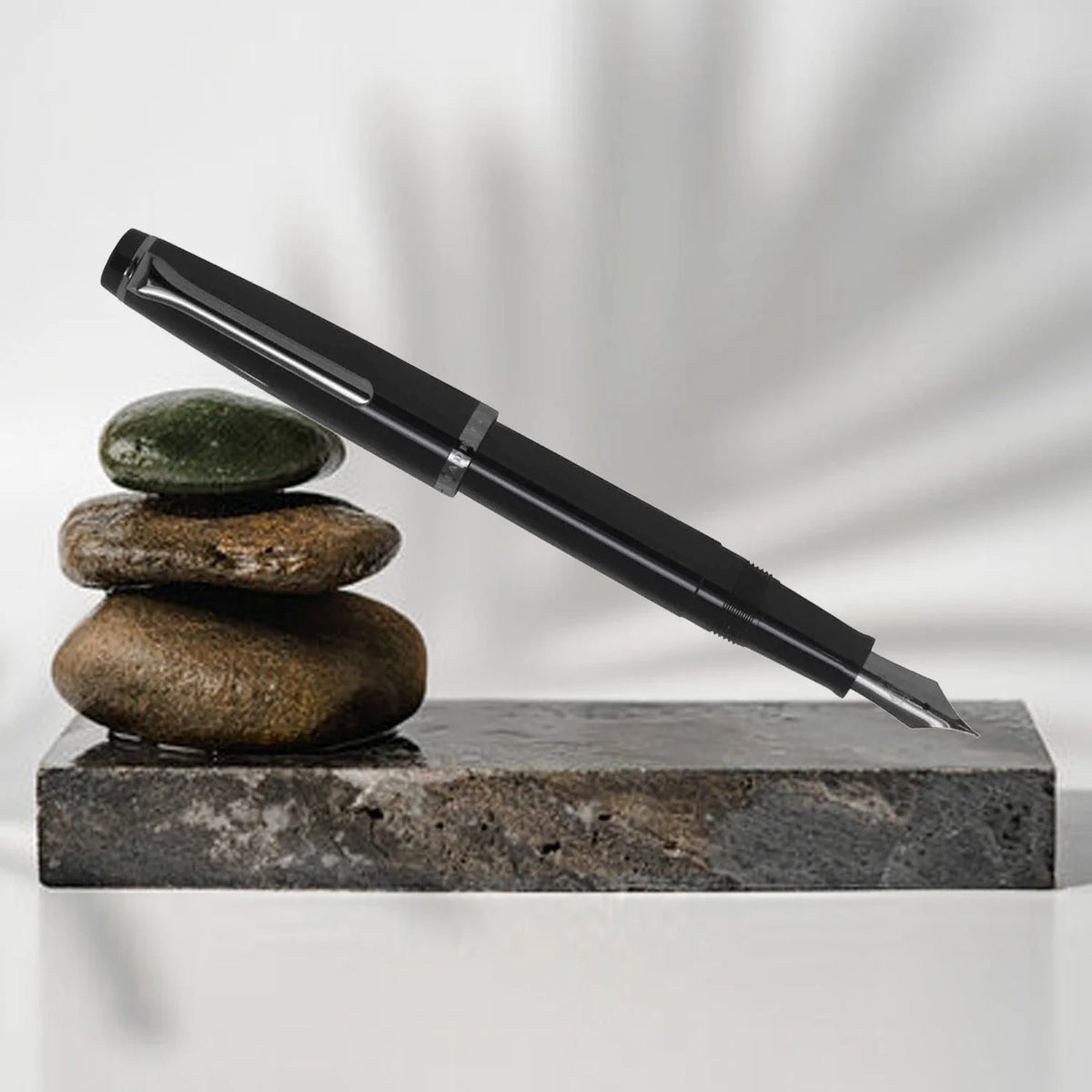 Sailor Lecoule All Black RT Fountain Pen - MF