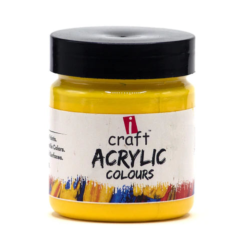 iCraft Acrylic Colour-Yellow