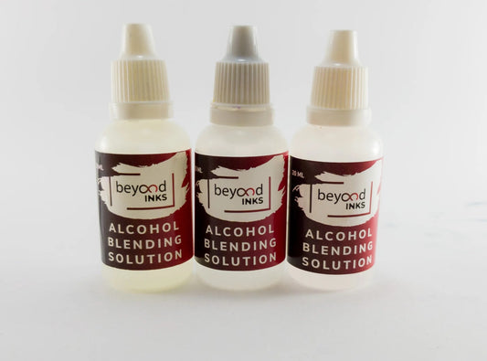 BEYOND INKS  Alcohol Ink Blending Solution Pack of 3 bottles (20ml each)