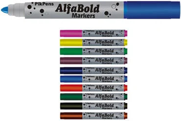 Alfa bold marker mix