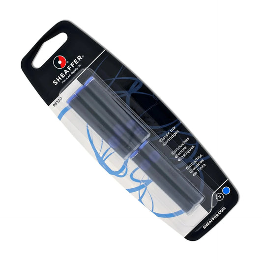 SHEAFFER CARTRIDGE SET OF 5 BLUE