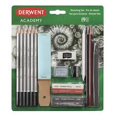 Derwent sketching set of 19