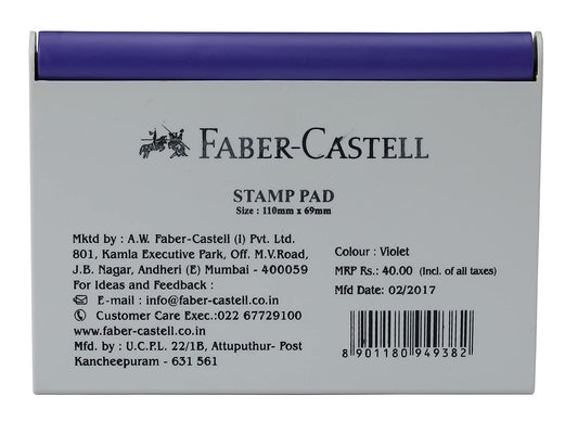 Faber-Castell Stamp Pad, 110 x 69 mm - Violet