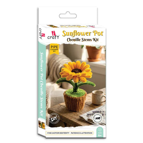 ICRAFT SUNFLOWER  POT KIT