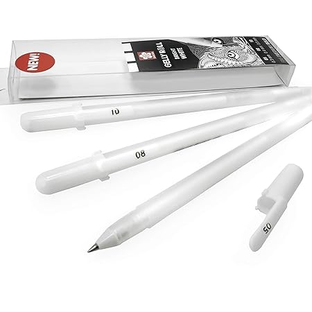 Sakura Gelly Roll Gel Pens - Bright White – 0.5/0.8/1.0mm