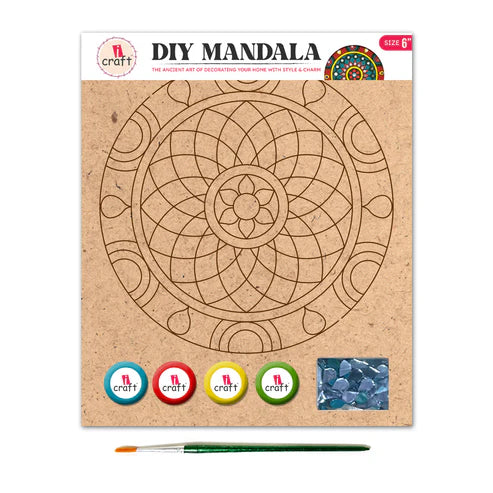 icraft DIY Mandala Art kit-6"-MMA 01