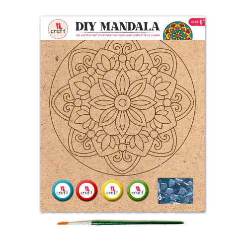 icraft DIY Mandala Art Kit-6"-MMA 02