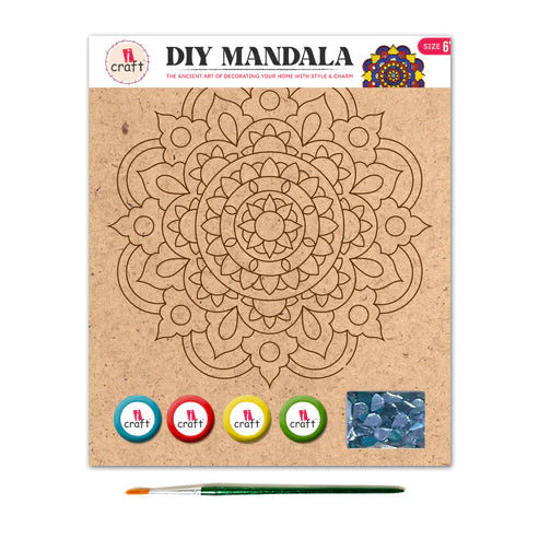 icraft DIY Mandala Art Kit-6"-MMA 06