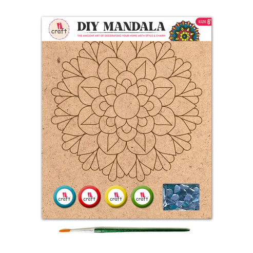 icraft DIY Mandala Art Kit-6"-MMA 09