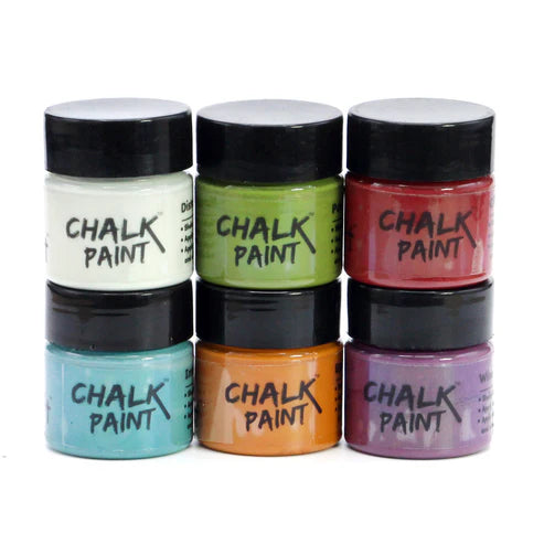 icraft Chalk Paint Mini Starter Pack Set Of 6-Primary Shades 2