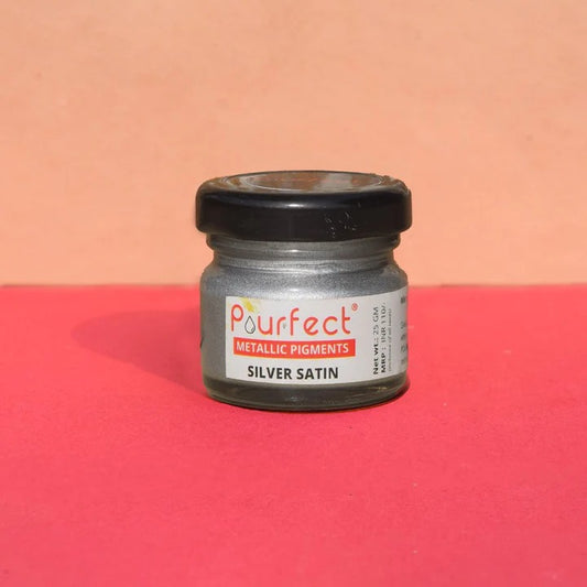 Pourfect Pigment Silver Satin 25gram