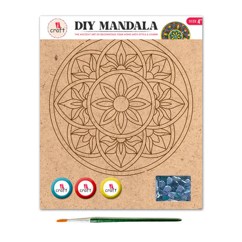 icraft DIY Mandala Art Kit-4"-SMA 03