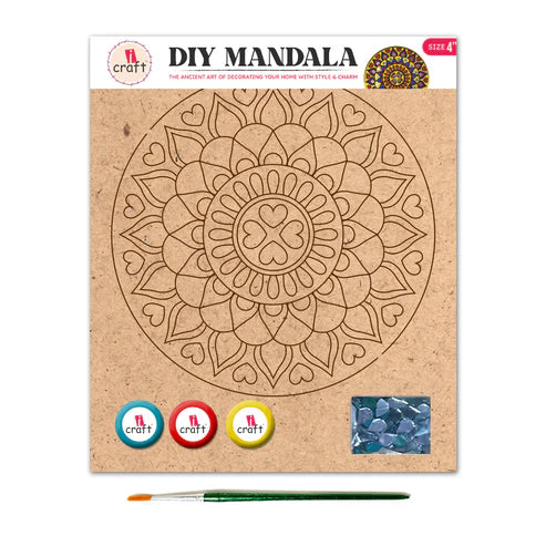 icraft DIY Mandala Art Kit-4"-SMA 04