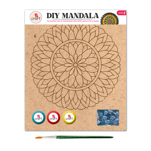 icraft DIY Mandala Art Kit-4"- SMA 05