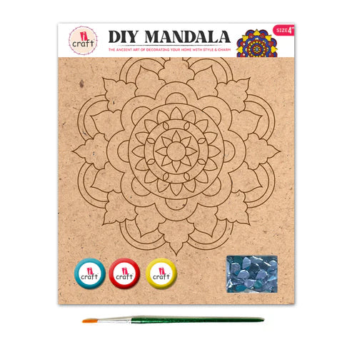 icraft DIY Mandala Art Kit-4"-SMA 06