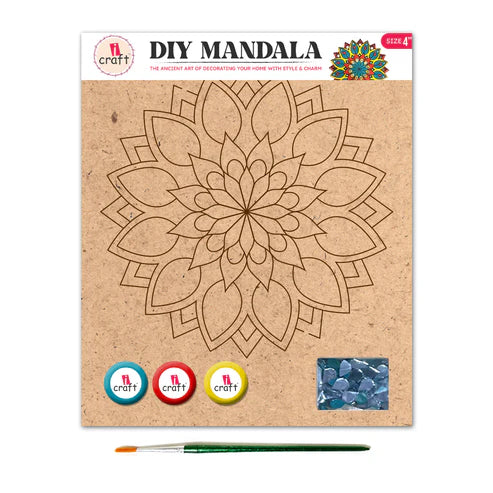 icraft DIY Mandala Art Kit-4"-SMA 07