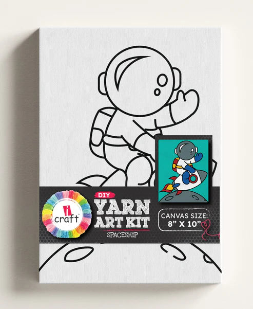 icraft Yarn Art Kit-Spaceship