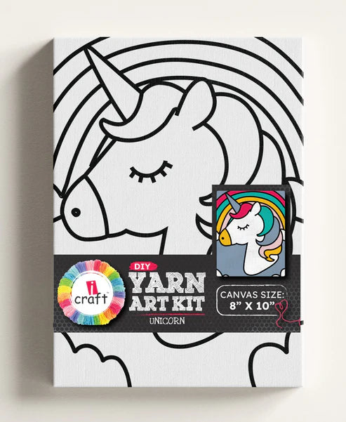 icraft Yarn Art Kit-Unicorn