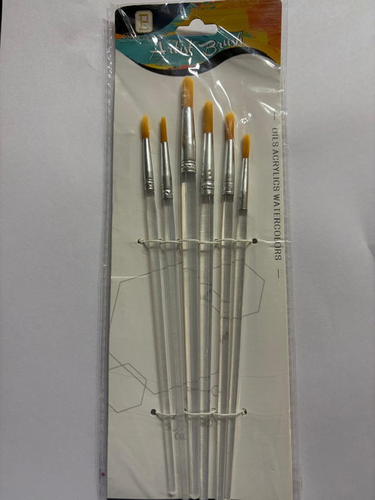 valentine brush set of 6
