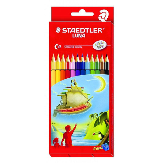 STAEDTLER LUNA COLOURED PENCIL SET 12-136 C12