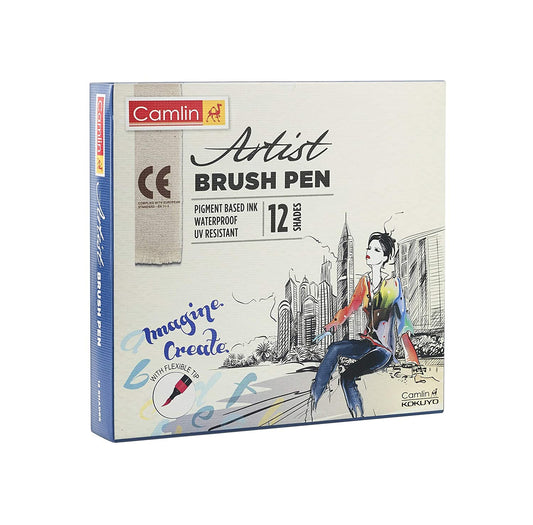 Camel Artist Brush pen 12 shades